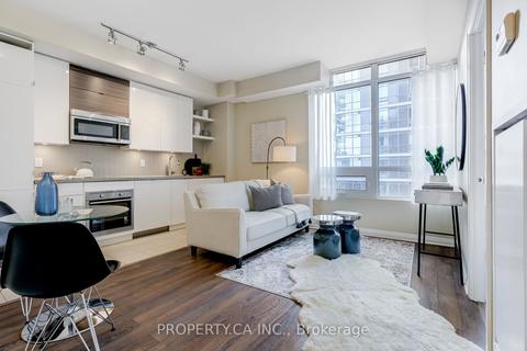 412 - 59 Annie Craig Dr, Condo with 1 bedrooms, 1 bathrooms and 1 parking in Toronto ON | Card Image