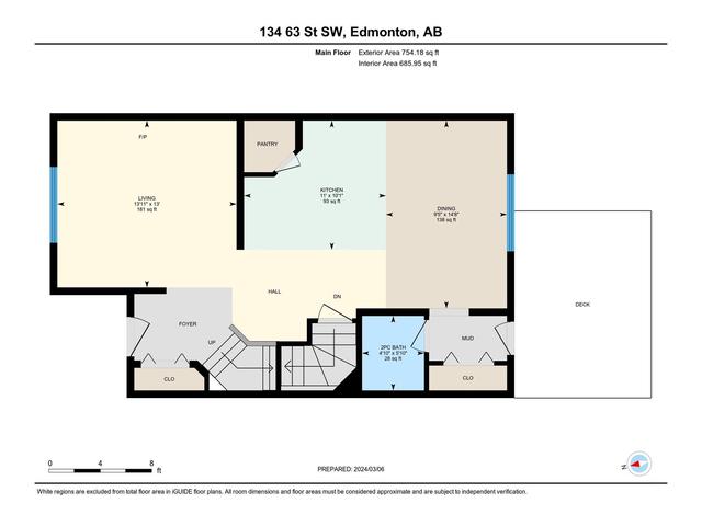 134 63 St Sw, House detached with 3 bedrooms, 2 bathrooms and null parking in Edmonton AB | Image 31