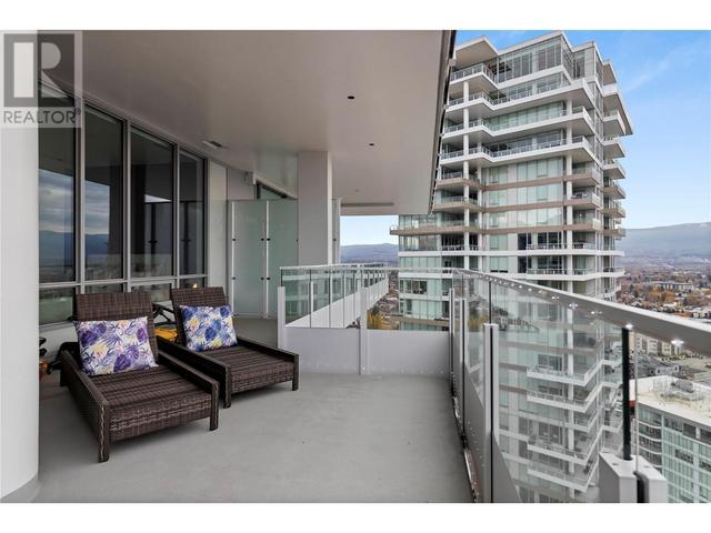 2802 - 1181 Sunset Drive, Condo with 2 bedrooms, 2 bathrooms and 2 parking in Kelowna BC | Image 29