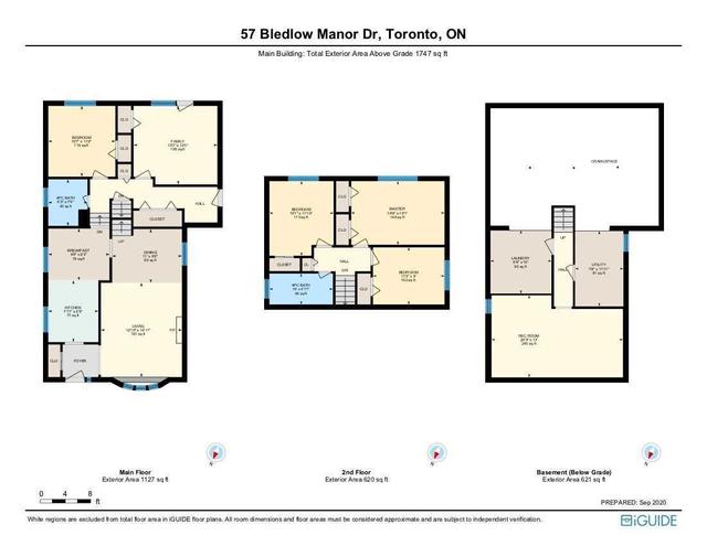 57 Bledlow Manor Dr, House detached with 4 bedrooms, 2 bathrooms and 3 parking in Toronto ON | Image 28