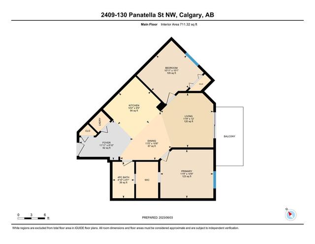2409 - 130 Panatella Street Nw, Condo with 2 bedrooms, 1 bathrooms and 1 parking in Calgary AB | Image 22