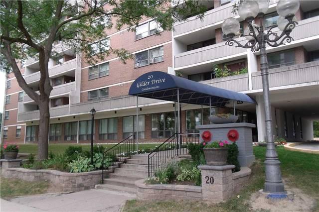 708 - 20 Gilder Dr, Condo with 2 bedrooms, 1 bathrooms and 1 parking in Toronto ON | Image 1