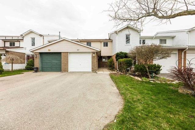 67 Royal Salisbury Way, House attached with 3 bedrooms, 2 bathrooms and 3 parking in Brampton ON | Image 1