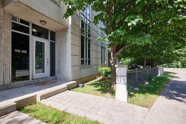 th102 - 83 Borough Dr, Townhouse with 1 bedrooms, 1 bathrooms and 1 parking in Toronto ON | Image 1