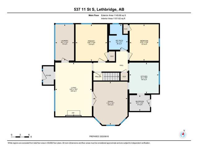 537 11 Street S, House detached with 2 bedrooms, 1 bathrooms and 1 parking in Lethbridge AB | Image 37
