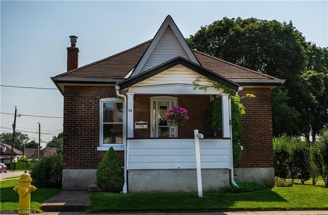 36 Gordon Street, House detached with 2 bedrooms, 1 bathrooms and null parking in Brantford ON | Image 1