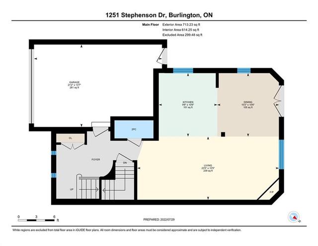 1251 Stephenson Drive, House attached with 3 bedrooms, 2 bathrooms and 2 parking in Burlington ON | Image 24