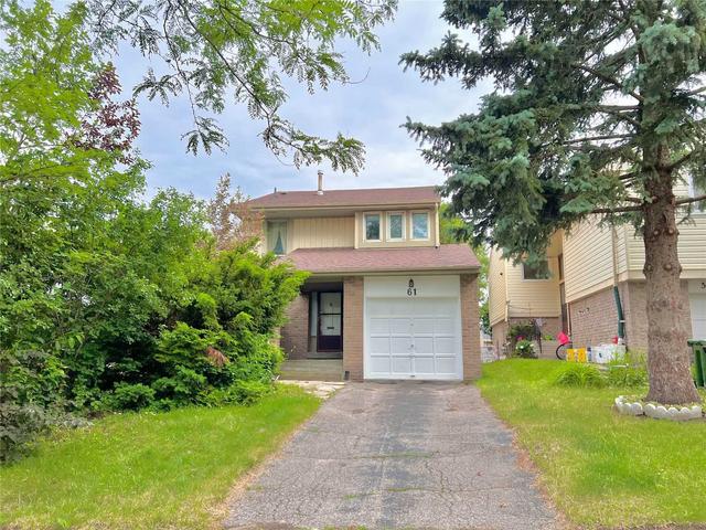 61 Croach Cres, House detached with 3 bedrooms, 3 bathrooms and 3 parking in Toronto ON | Image 1