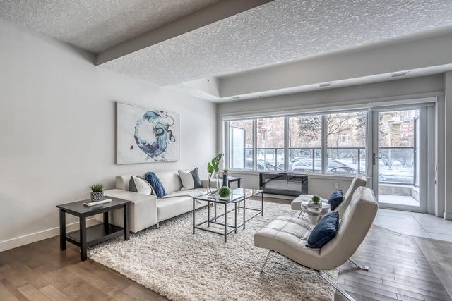 101 - 303 13 Avenue Sw, Home with 2 bedrooms, 2 bathrooms and 2 parking in Calgary AB | Image 8