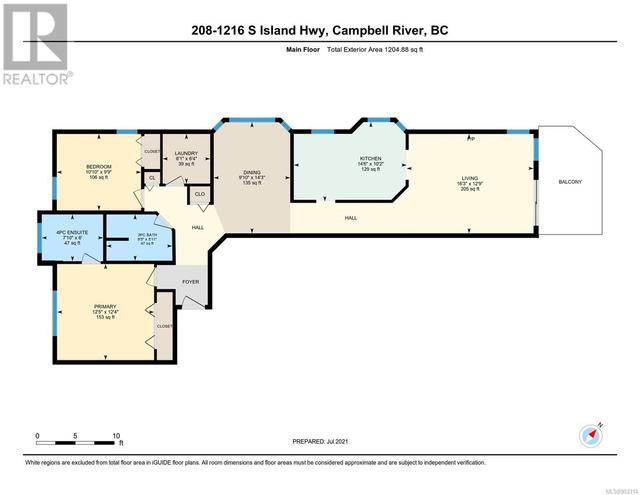 208 - 1216 Island Hwy S, Condo with 2 bedrooms, 2 bathrooms and null parking in Campbell River BC | Image 7