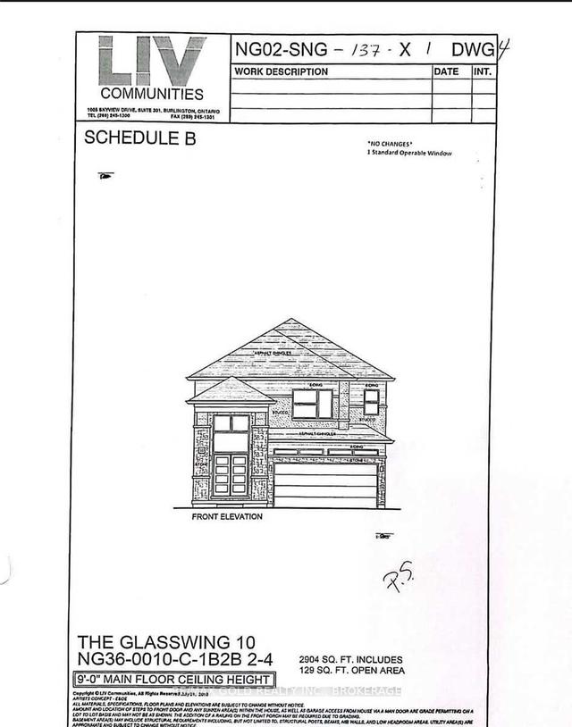 lot 137 Wakeling Dr, House detached with 5 bedrooms, 4 bathrooms and 4 parking in Brantford ON | Image 3