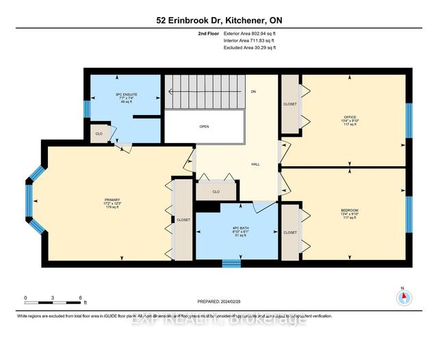 52 Erinbrook Dr, House detached with 3 bedrooms, 3 bathrooms and 3 parking in Kitchener ON | Image 33