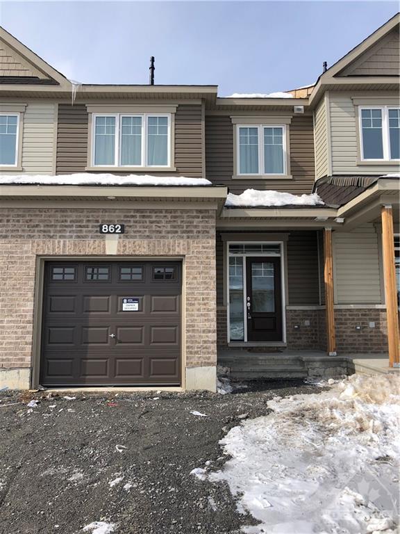 862 Clarity Avenue, Townhouse with 3 bedrooms, 3 bathrooms and 3 parking in Ottawa ON | Image 1