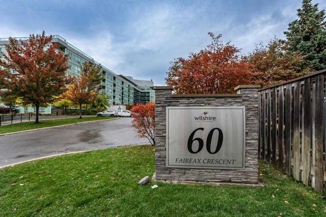 504 - 60 Fairfax Cres, Condo with 2 bedrooms, 2 bathrooms and 1 parking in Toronto ON | Card Image