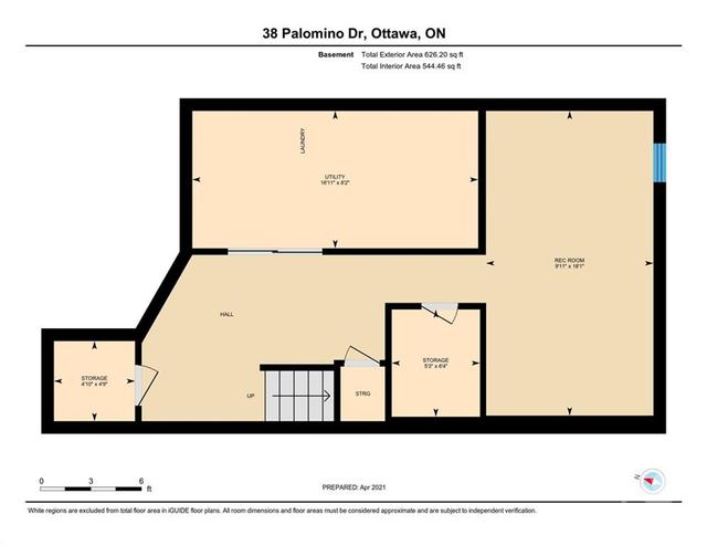 38 Palomino Drive, Townhouse with 3 bedrooms, 3 bathrooms and 3 parking in Ottawa ON | Image 28