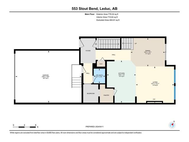 553 Stout Bn, House detached with 3 bedrooms, 2 bathrooms and null parking in Leduc AB | Image 48