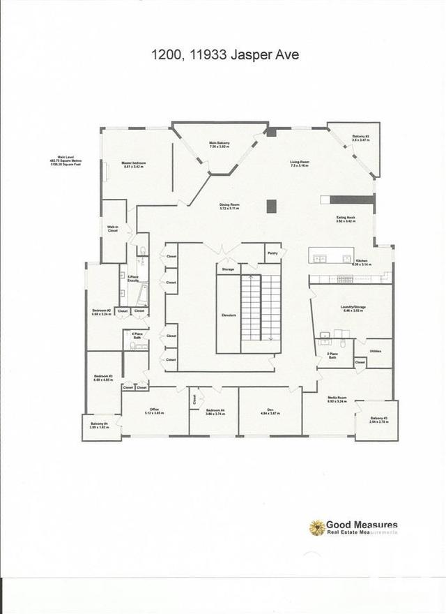 1200 - 11933 Jasper Av Nw, Condo with 4 bedrooms, 2 bathrooms and 4 parking in Edmonton AB | Image 41