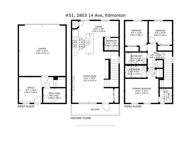 51 - 2803 14 Av Nw, House attached with 3 bedrooms, 2 bathrooms and null parking in Edmonton AB | Image 21