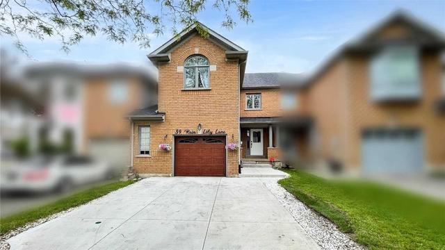 59 Rain Lily Lane, House attached with 3 bedrooms, 4 bathrooms and 6 parking in Brampton ON | Card Image