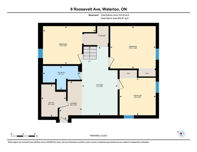 8 Roosevelt Ave, House detached with 4 bedrooms, 2 bathrooms and 3 parking in Waterloo ON | Image 26