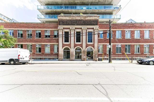 l01 - 201 Carlaw Ave, Condo with 1 bedrooms, 1 bathrooms and 0 parking in Toronto ON | Image 1