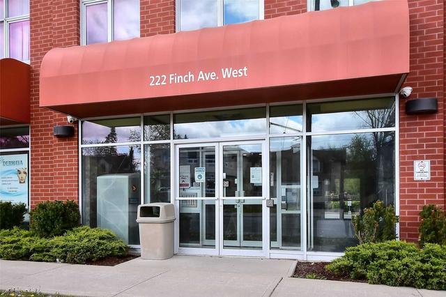 303 - 222 Finch Ave W, Condo with 1 bedrooms, 1 bathrooms and 1 parking in Toronto ON | Image 12