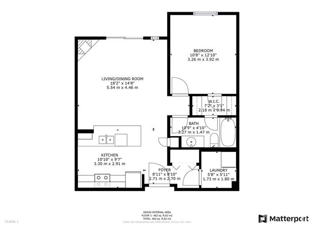 304 - 2045 Grantham Co Nw, Condo with 1 bedrooms, 1 bathrooms and null parking in Edmonton AB | Card Image