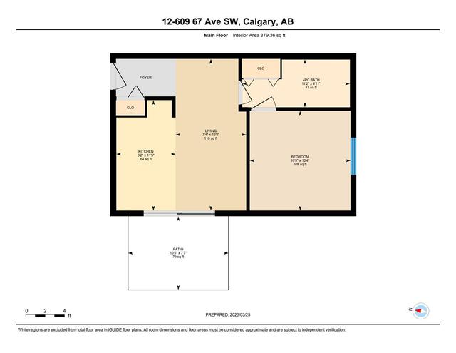 12 - 609 67 Avenue Sw, Condo with 1 bedrooms, 1 bathrooms and null parking in Calgary AB | Image 32