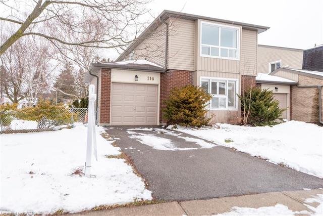 116 Elm Ridge Drive, House attached with 3 bedrooms, 2 bathrooms and 2 parking in Kitchener ON | Image 1