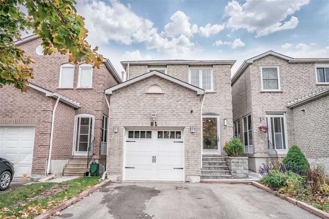 81 Alderbury Dr, House detached with 3 bedrooms, 3 bathrooms and 4 parking in Markham ON | Image 1