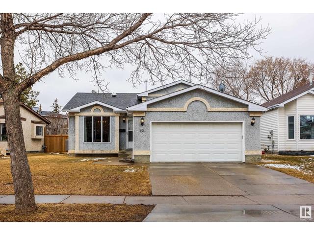 53 Deerbourne Dr, House detached with 5 bedrooms, 3 bathrooms and 2 parking in St. Albert AB | Image 1