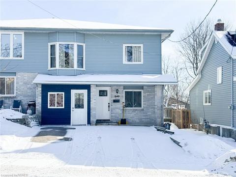 640 O'brien Street, House semidetached with 4 bedrooms, 2 bathrooms and 2 parking in North Bay ON | Card Image