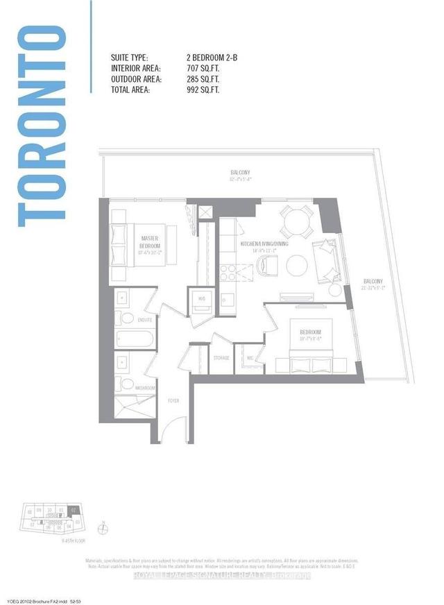 2202 - 2221 Yonge St, Condo with 2 bedrooms, 2 bathrooms and 1 parking in Toronto ON | Image 11