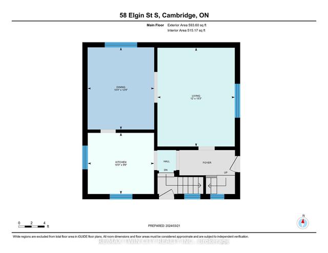 58 Elgin St S, House detached with 3 bedrooms, 1 bathrooms and 4 parking in Cambridge ON | Image 24