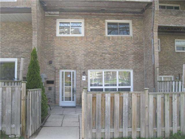 61 - 91 Muir Dr, Townhouse with 3 bedrooms, 2 bathrooms and 1 parking in Toronto ON | Image 1
