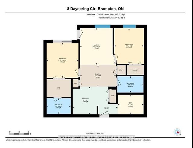 1403 - 8 Dayspring Circ, Condo with 2 bedrooms, 2 bathrooms and 1 parking in Brampton ON | Image 32