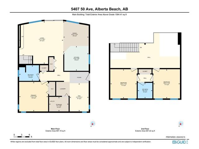 5407 50 Av, House detached with 3 bedrooms, 3 bathrooms and null parking in Alberta Beach AB | Image 53