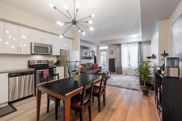 128 - 40 Carnation Ave, Townhouse with 2 bedrooms, 3 bathrooms and 1 parking in Toronto ON | Image 9