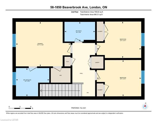 58 - 1850 Beaverbrook Avenue, House attached with 3 bedrooms, 2 bathrooms and 3 parking in London ON | Image 33