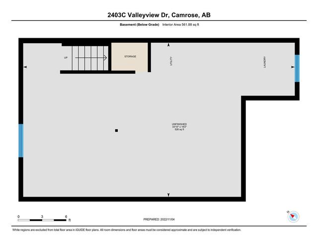 2403c Valleyview Drive, Home with 3 bedrooms, 2 bathrooms and 4 parking in Camrose County AB | Image 43