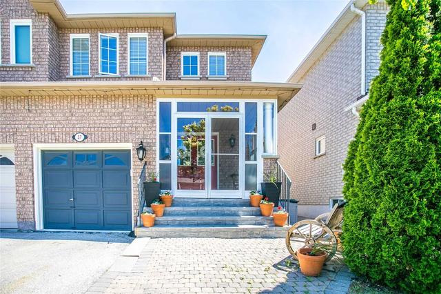 37 Sarno St, House semidetached with 3 bedrooms, 4 bathrooms and 3 parking in Vaughan ON | Image 1