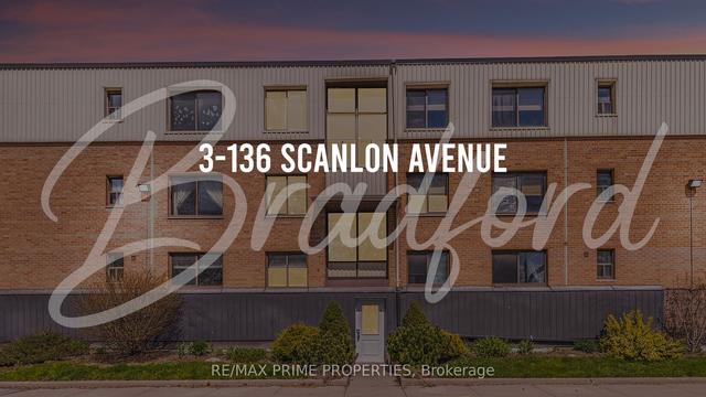 103 - 136 Scanlon Ave, Condo with 2 bedrooms, 1 bathrooms and 2 parking in Bradford West Gwillimbury ON | Image 1