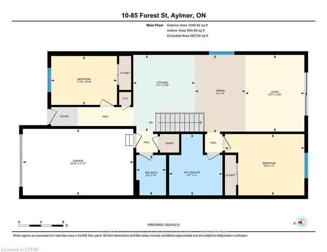2 - 85 Forest St, House attached with 2 bedrooms, 24 bathrooms and 2 parking in Aylmer ON | Image 22