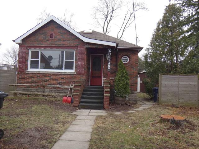 Lower - 2 Bryant Ave, House detached with 2 bedrooms, 1 bathrooms and 1 parking in Toronto ON | Image 1