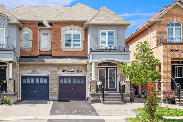 34 Wasaga Rd, House semidetached with 4 bedrooms, 4 bathrooms and 3 parking in Brampton ON | Image 1