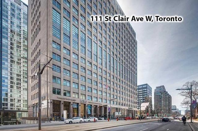 610 - 111 St Clair Ave W, Condo with 2 bedrooms, 2 bathrooms and 1 parking in Toronto ON | Image 1