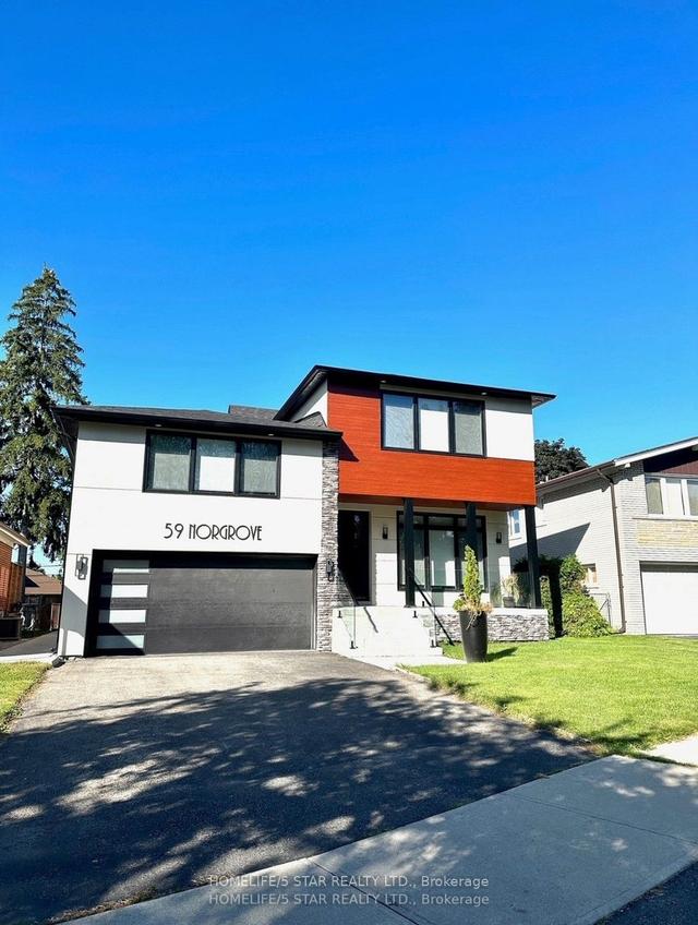 59 Norgrove Cres, House detached with 4 bedrooms, 5 bathrooms and 5 parking in Toronto ON | Image 1
