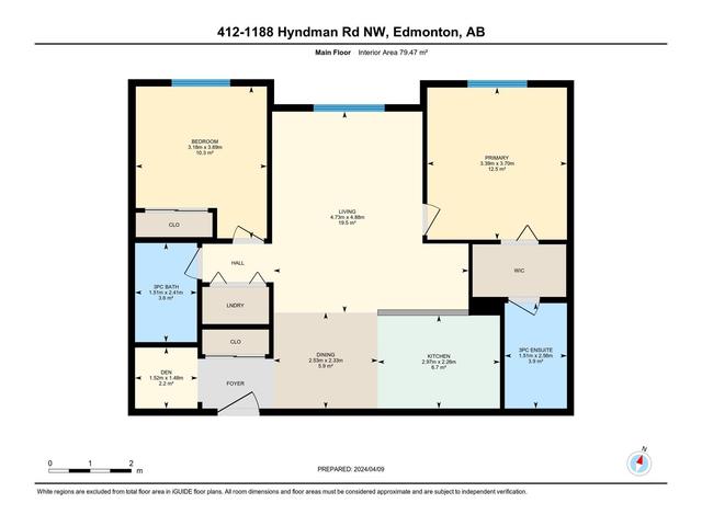 412 - 1188 Hyndman Rd Nw, Condo with 2 bedrooms, 2 bathrooms and null parking in Edmonton AB | Image 37