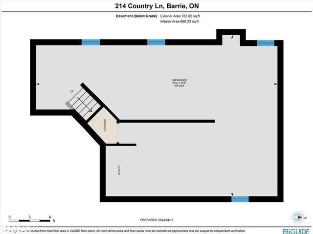 214 Country Lane, House detached with 3 bedrooms, 2 bathrooms and 4 parking in Barrie ON | Image 9