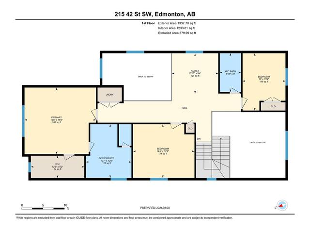 215 42 St Sw, House detached with 4 bedrooms, 3 bathrooms and null parking in Edmonton AB | Image 6